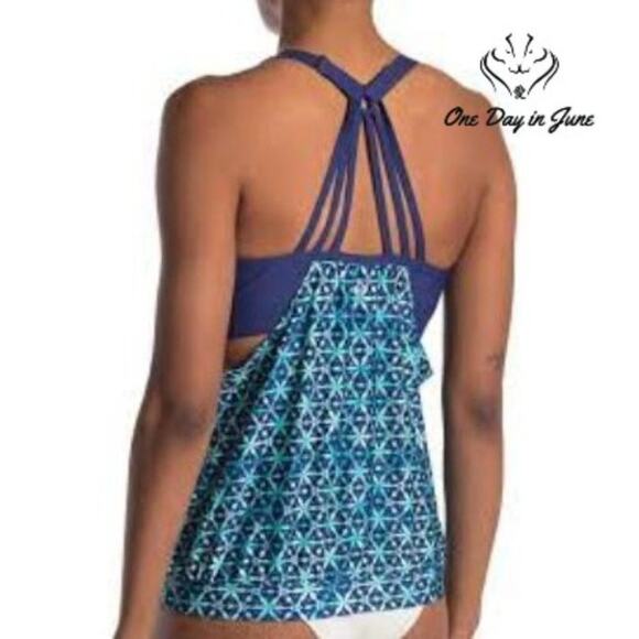 Next Jakarta Tankini Top Size 32 B/C - Picture 2 of 4